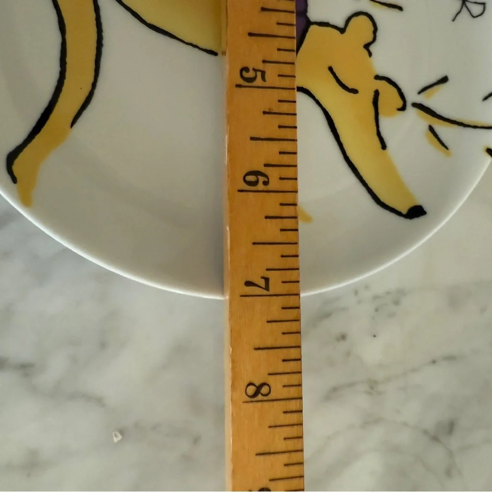 Pottery Barn Prancer Reindeer appetizer dessert plate 7 inch